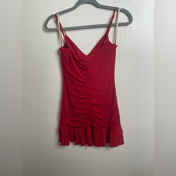 Y2K *BCBGMAXAZRIA flirty red dress! - Picture 5 of 11